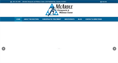 Desktop Screenshot of mcardlechiropractic.com